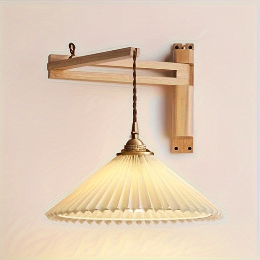 Suporte de Candeeiro de Parede Estilo Industrial - Suporte de Iluminação Ajustável, Sem Necessidade de Cablagem, Design Clássico Adequado para Secretárias, Estantes, Quartos, Salas de Estar, Iluminação Minimalista, Estrutura Robusta, Decoração de Casa, Iluminação Vintage