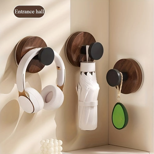 2 Peças de Ganchos Pesados para Banheiro e Cozinha Sem Furação, Montagem com Ventosa Forte, Organizador Economizador de Espaço para Toalhas, Casacos, Chapéus e Bolsas - Instalação Fácil em Portas e Armários, Decoração Ideal para Casa, Construção Resistente, Ganchos Multiuso Essenciais para Pequenos