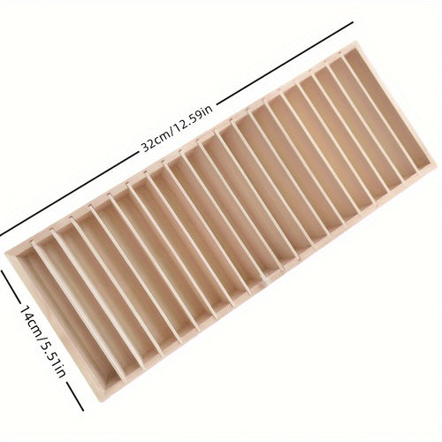  Organizador Elegante de Acessórios de Cabelo em Madeira com Bandeja Destacável - Perfeito para Guardar Faixas de Cabelo, Joias & Cartões de Visita
