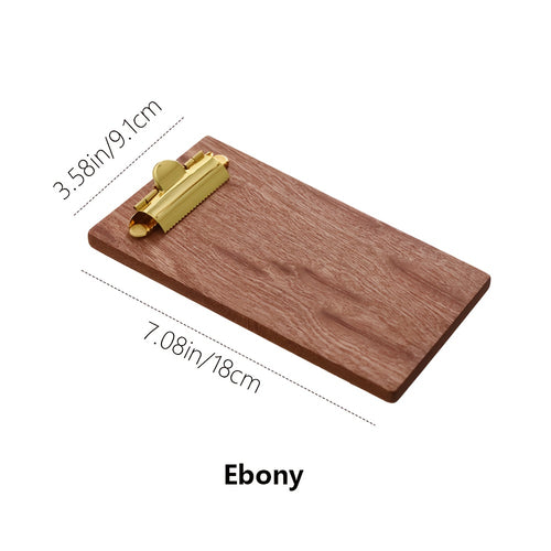 1 peça Mini Prancheta de Madeira Pequena Prancheta. Suporte de Exibição, Quadro de Memorandos. Prancheta de Receitas de Culinária, Adequada para Restaurantes, Escolas, Garçons, Garçons de Convidados, Suportes de Menu