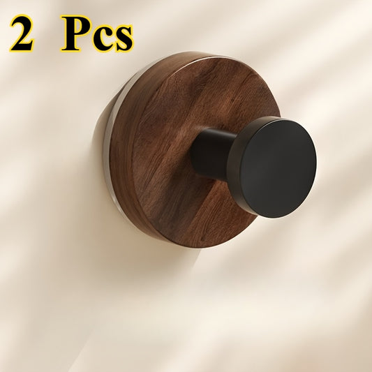 2 Peças de Ganchos Pesados para Banheiro e Cozinha Sem Furação, Montagem com Ventosa Forte, Organizador Economizador de Espaço para Toalhas, Casacos, Chapéus e Bolsas - Instalação Fácil em Portas e Armários, Decoração Ideal para Casa, Construção Resistente, Ganchos Multiuso Essenciais para Pequenos