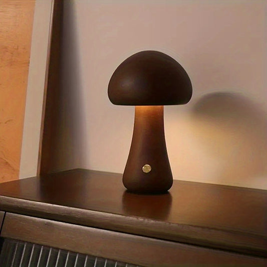 1 peça Luz Noturna LED, Abajur de Mesa Fofo de Cogumelo, Luz de Cogumelo Fofa, Luz com Interruptor de Toque, Luz Decorativa de Cogumelo, Lâmpada LED de Cogumelo