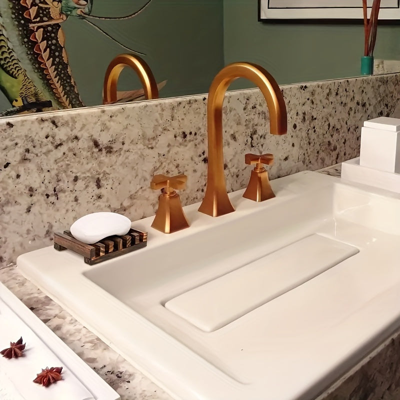 2 unidades de saboneteira de madeira elegante com design de drenagem automática - Adequada para chuveiros e casas de banho, não requer fonte de alimentação, melhore o ambiente da sua casa de banho