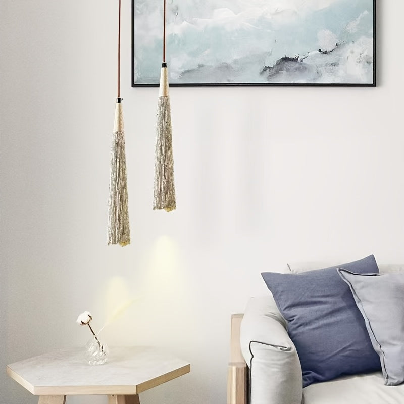 Candeeiro Suspenso de Madeira Maciça com Aspeto de Cimento | Candeeiro de Cabeceira de Quarto em Estilo Zen, Casa de Hóspedes em Estilo Nórdico, Retro Japonês para Bar de Restaurante, Decorações para Vários Tipos de Divisões, Decoração de Casa (Excluindo Lâmpadas e Fontes de Luz)