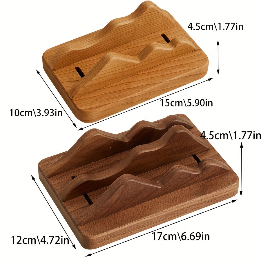 Suporte Ajustável para Laptop em Madeira de Nogueira Compatível com MacBook, Surface, Chromebook e Laptops para Jogos - Suporte Vertical/Desktop para Computador com Base de Nogueira, Leve para Todos os Modelos de Ultrabook