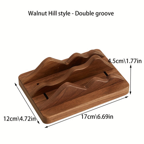 Suporte Ajustável para Laptop em Madeira de Nogueira Compatível com MacBook, Surface, Chromebook e Laptops para Jogos - Suporte Vertical/Desktop para Computador com Base de Nogueira, Leve para Todos os Modelos de Ultrabook