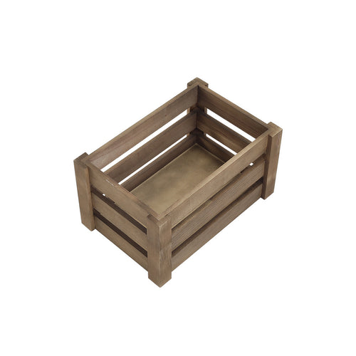 1peça Cesta de armazenamento retangular multifuncional em madeira de fazenda rústica para festas, escritórios, quartos, cozinhas, armários, 3 tamanhos, vinho, frutas, legumes, brinquedos, organizador de livros, cesta de prateleira