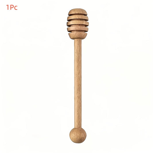 Colher de Mel com Cabo Longo, Perfeita para Mexer Mel, Xarope de Bordo, Marmelada ou Molho de Chocolate. Uma Ferramenta Reutilizável Ideal para Cozinhas Domésticas, Pequeno-Almoço e Como Lembrança de Festa para Casamentos e Aniversários, Também Adequada para Piqueniques Enquanto Minimiza.