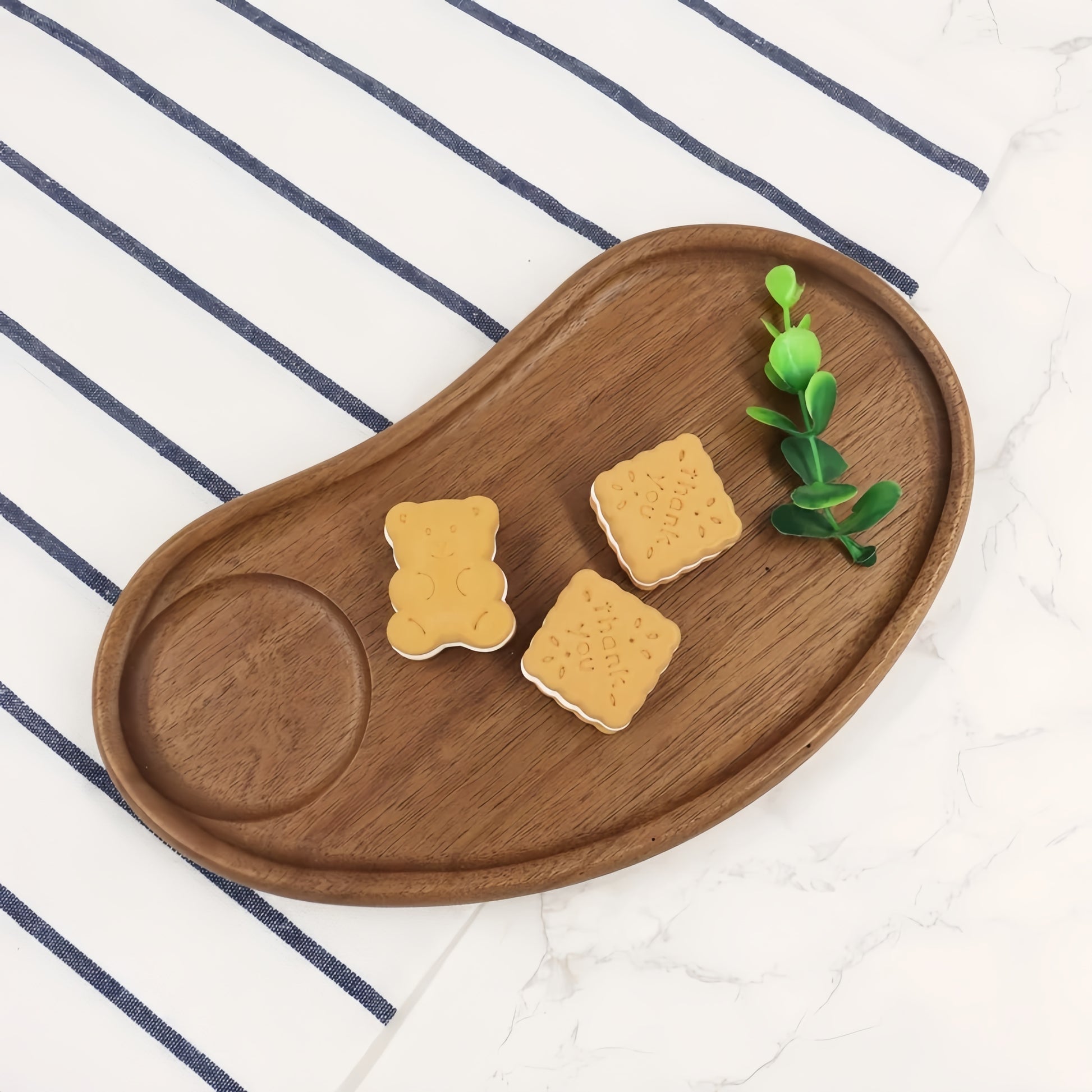 Tabuleiro de Madeira Maciça Japonesa, Prato de Café em Madeira de Acácia, Prato de Chá de Sobremesa Oval, Tabuleiro de Chá de Madeira para Casa, Prato de Copo de Snack Chinês, Prato de Bolo, Prato de Pequeno-Almoço em Madeira Maciça