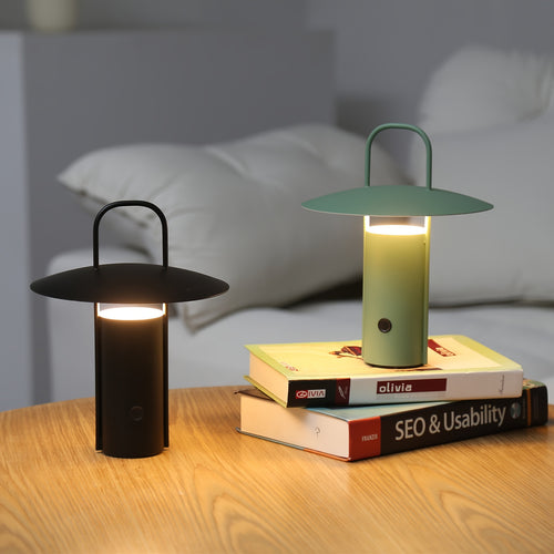 Candeeiro de Mesa Sem Fios Clássico, com Controlo Tátil para Cores LED e Brilho Ajustáveis. Recarregável por USB. Adequado para Uso em Quartos, Salas de Estar, Cafés, Hotéis, Etc. Ideal para Ambiente Romântico de Noites de Encontro.