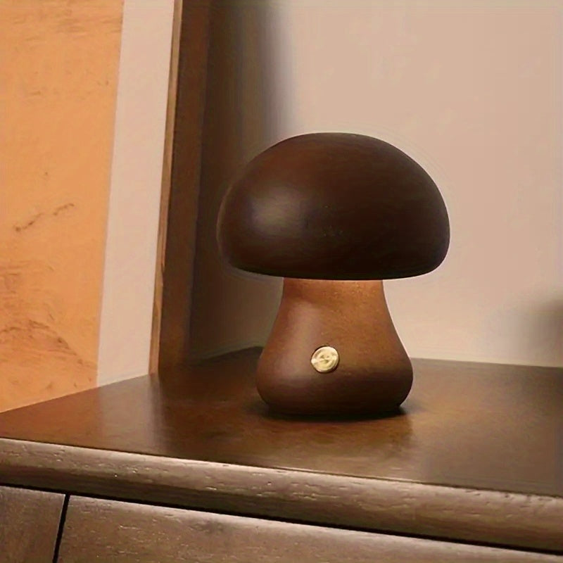 1 peça Luz Noturna LED, Abajur de Mesa Fofo de Cogumelo, Luz de Cogumelo Fofa, Luz com Interruptor de Toque, Luz Decorativa de Cogumelo, Lâmpada LED de Cogumelo