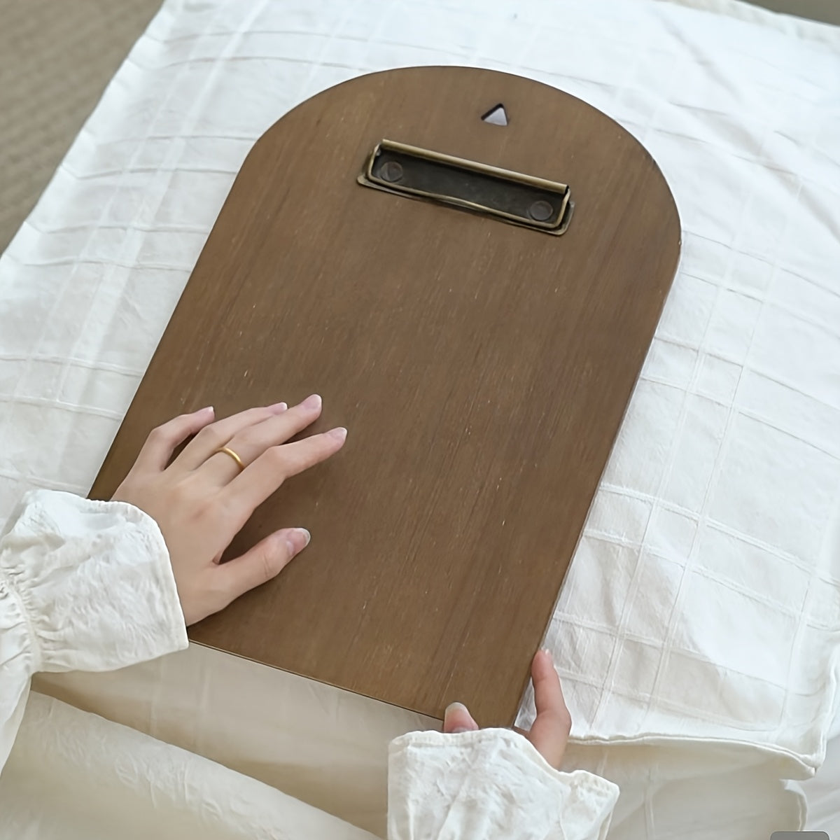 Suporte de Calendário de Madeira Maciça para Mesa, Prancheta Estilo Vintage, Pasta de Arquivo de Madeira, Quadro de Escrita, Adereço de Fotografia