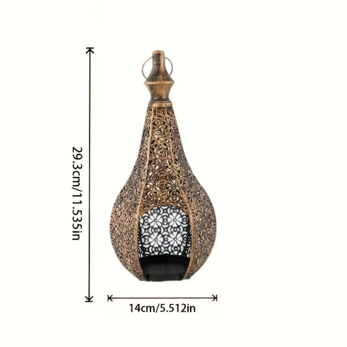 2 Peças de Suportes para Velas Lanterna Marroquina - Elegantes Castiçais de Ferro Forjado com Padrões Intrincados de Treliça, Compatíveis para Decoração de Natal, Diwali, Ramadã, Eid - Lanterna Marroquina Durável para Casa e Jardim (Velas Não Incluídas)