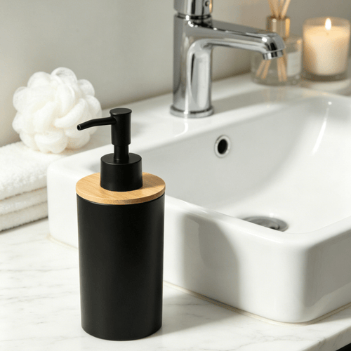 Frasco Dispensador de Loção com Tampa para Banheiro e Cozinha, Frasco de Gel de Banho com Bomba, Dispensador de Sabonete para Banheiro, Frasco de Banho, Dispensador de Sabonete