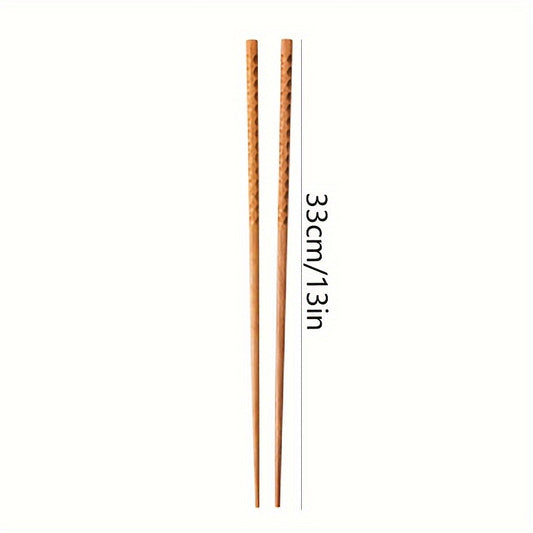 1/3/4 pçs Hashis de Madeira - Utensílios de Cozinha, Adequados para Saltear Macarrão, Hashis de Madeira, Hashis de Cozinha de Cabo Longo, Hashis para Saltear Macarrão, Também Adequados para Fondue de Fruitas do Mar (Hot Pot), Sushi, Comida, Comida Japonesa