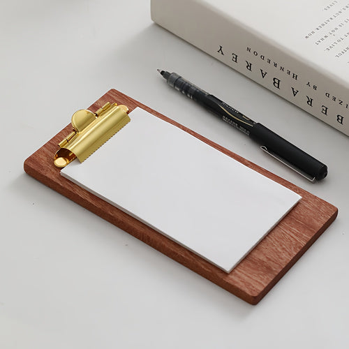 1 peça Mini Prancheta de Madeira Pequena Prancheta. Suporte de Exibição, Quadro de Memorandos. Prancheta de Receitas de Culinária, Adequada para Restaurantes, Escolas, Garçons, Garçons de Convidados, Suportes de Menu