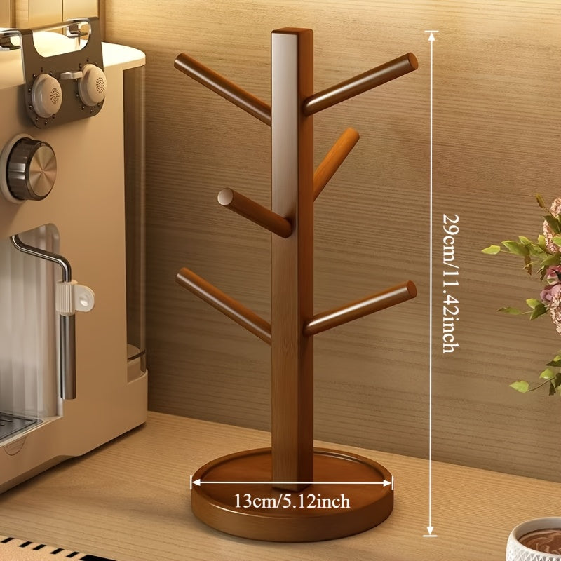Novo Suporte de Copos para Mesa, Prateleira de Armazenamento, Suporte para Secagem de Canecas, Xícaras de Chá, Xícaras de Café, Chave e Acessórios, Com Capacidade para 6 Copos, Um Ótimo Item para Casa!