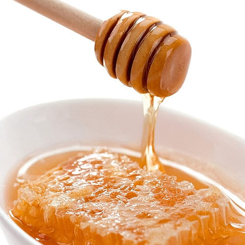 Colher de Mel com Cabo Longo, Perfeita para Mexer Mel, Xarope de Bordo, Marmelada ou Molho de Chocolate. Uma Ferramenta Reutilizável Ideal para Cozinhas Domésticas, Pequeno-Almoço e Como Lembrança de Festa para Casamentos e Aniversários, Também Adequada para Piqueniques Enquanto Minimiza.