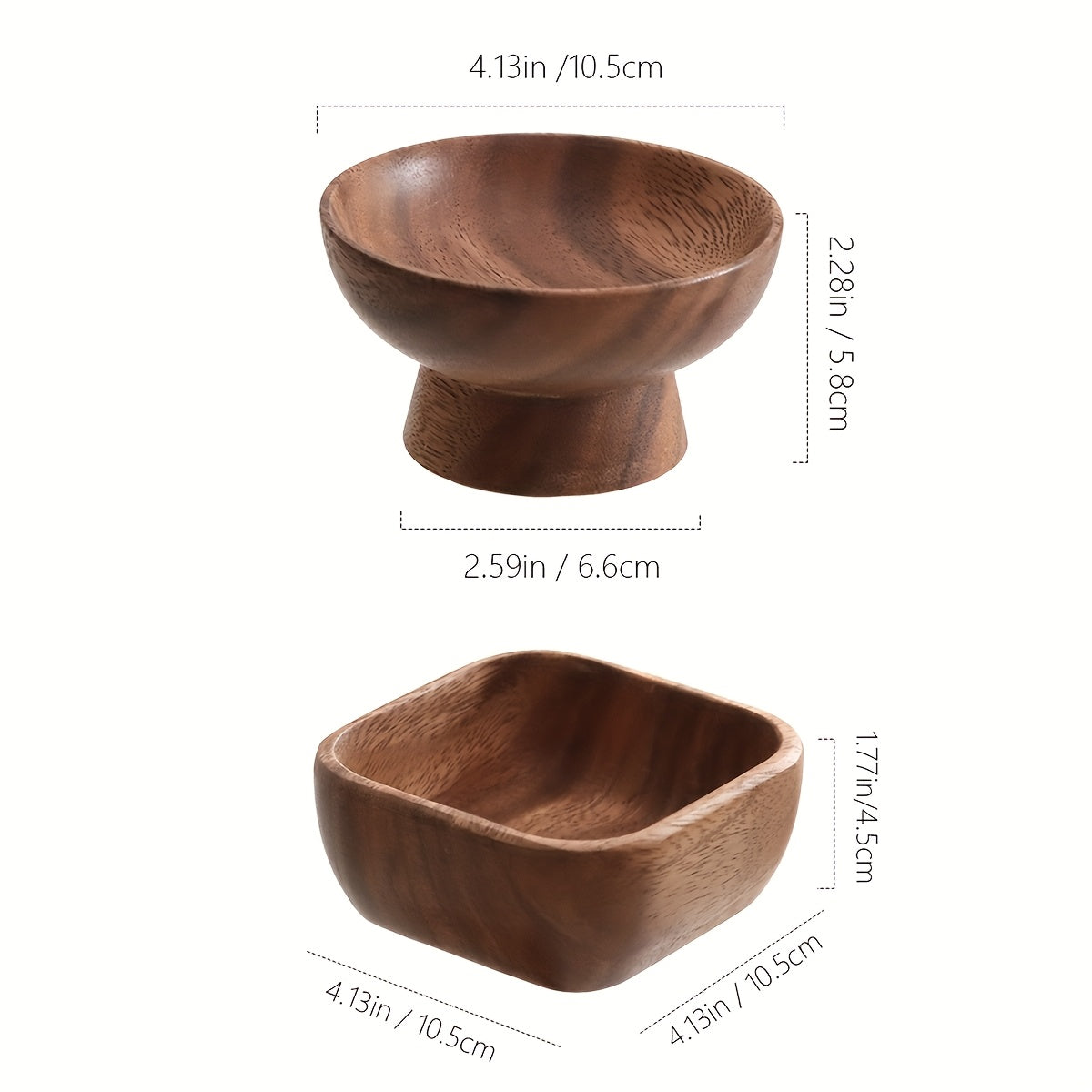 1pc Bandeja de Joias de Nogueira, Bandeja de Anéis, Pequena Bandeja de Acessórios de Madeira, Taça de Chaves, Bandeja Decorativa. Bandeja de Armazenamento de Mesa Multifuncional. Adequada para Amigos, Irmãs, Filhas e Mães, Bandejas de Joias