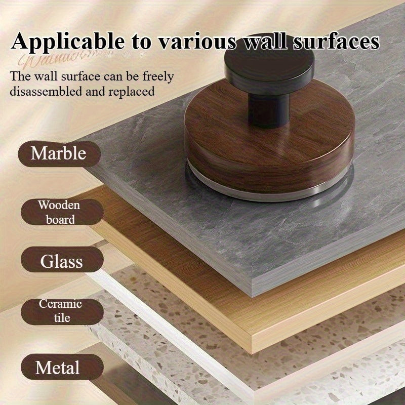 2 Peças de Ganchos Pesados para Banheiro e Cozinha Sem Furação, Montagem com Ventosa Forte, Organizador Economizador de Espaço para Toalhas, Casacos, Chapéus e Bolsas - Instalação Fácil em Portas e Armários, Decoração Ideal para Casa, Construção Resistente, Ganchos Multiuso Essenciais para Pequenos