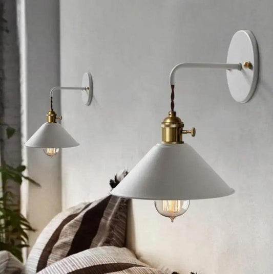 Vintage Plated Wall Lamp