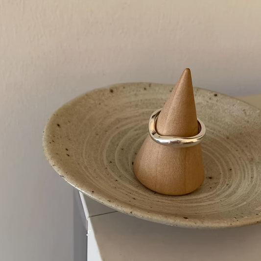 Conjunto de 3 Suportes de Anéis em Forma de Cone, Perfeitos para Presentes de Dia dos Namorados, Casamentos e Aniversários, Organizadores de Joias Suspensos
