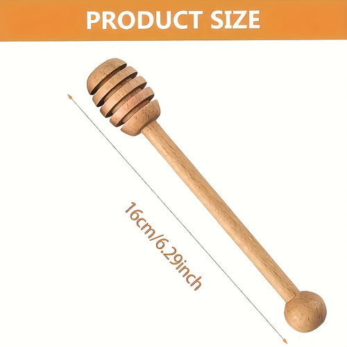 Colher de Mel com Cabo Longo, Perfeita para Mexer Mel, Xarope de Bordo, Marmelada ou Molho de Chocolate. Uma Ferramenta Reutilizável Ideal para Cozinhas Domésticas, Pequeno-Almoço e Como Lembrança de Festa para Casamentos e Aniversários, Também Adequada para Piqueniques Enquanto Minimiza.