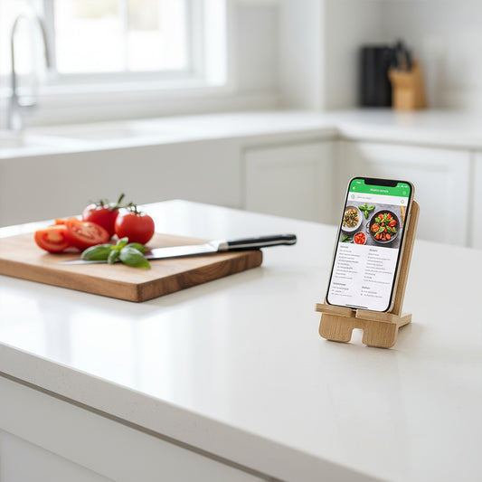 Suporte de Celular de 2 Peças (1/2 Peças) Destacável, Suporte de Mesa Ajustável Multiângulo. Porta de Carregamento Não Obstrui Cabos. Compatível com Todos os Tamanhos de Smartphones. Adequado para Escritórios, Quartos e Cozinhas. Simples e Prático.