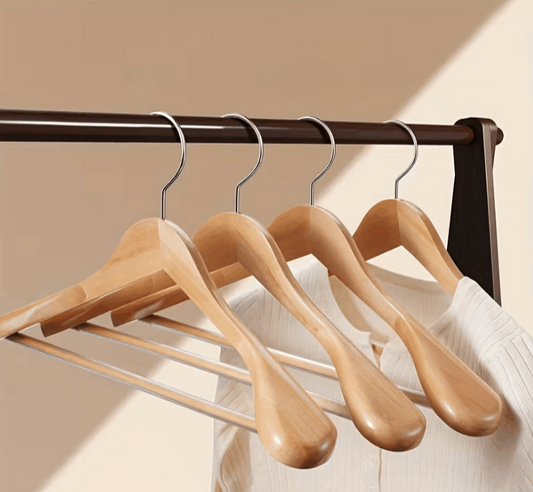 Luxury Wooden Hangers Set