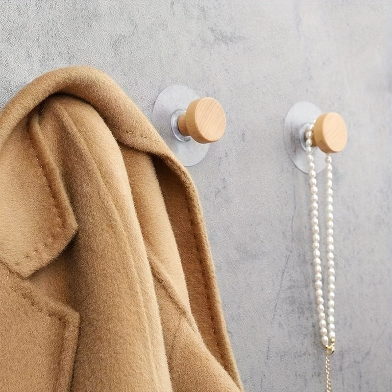 3 Peças de Ganchos Autoadesivos para Parede - Acabamento Grão, Ideal para Pendurar Roupas, Casacos, Chapéus, Toalhas - Instalação Sem Furação, para Armários, Portas, Guarda-Roupas, Gavetas - Ganchos