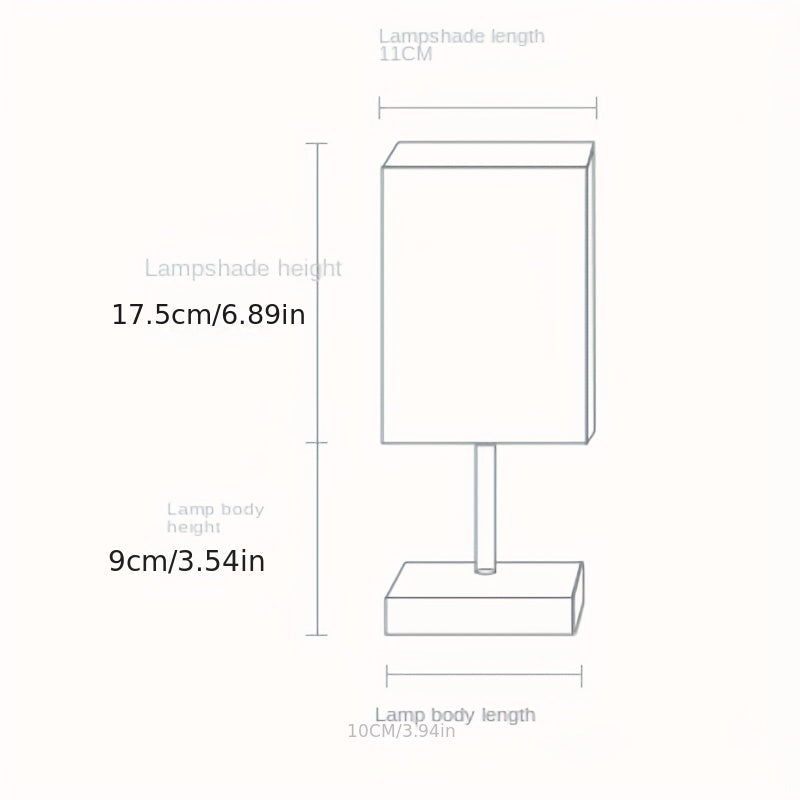 1pc Lâmpada de Mesa Nostálgica Retro, Minimalista e Criativa, Lâmpada de Cabeceira, Lâmpada de Cabeceira de Quarto, Decoração de Casa Alimentada por USB
