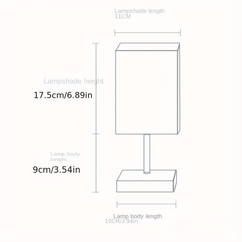 1pc Lâmpada de Mesa Nostálgica Retro, Minimalista e Criativa, Lâmpada de Cabeceira, Lâmpada de Cabeceira de Quarto, Decoração de Casa Alimentada por USB