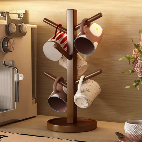 Novo Suporte de Copos para Mesa, Prateleira de Armazenamento, Suporte para Secagem de Canecas, Xícaras de Chá, Xícaras de Café, Chave e Acessórios, Com Capacidade para 6 Copos, Um Ótimo Item para Casa!