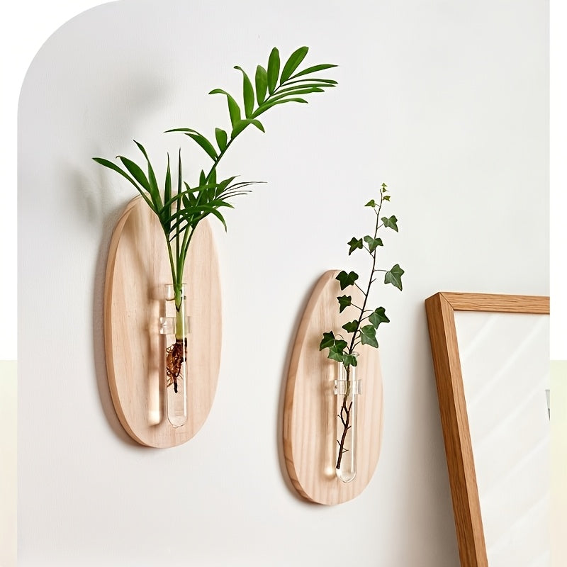Novas Prateleiras Flutuantes de Madeira, Arte de Decoração para Casa, Decorações de Parede, Vasos de Parede, Pendurais de Parede Hidropónicos Minimalistas