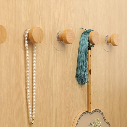 3 Peças de Ganchos Autoadesivos para Parede - Acabamento Grão, Ideal para Pendurar Roupas, Casacos, Chapéus, Toalhas - Instalação Sem Furação, para Armários, Portas, Guarda-Roupas, Gavetas - Ganchos