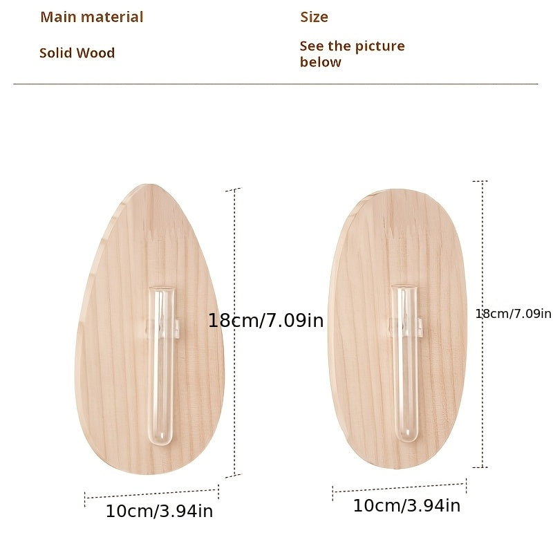 Novas Prateleiras Flutuantes de Madeira, Arte de Decoração para Casa, Decorações de Parede, Vasos de Parede, Pendurais de Parede Hidropónicos Minimalistas