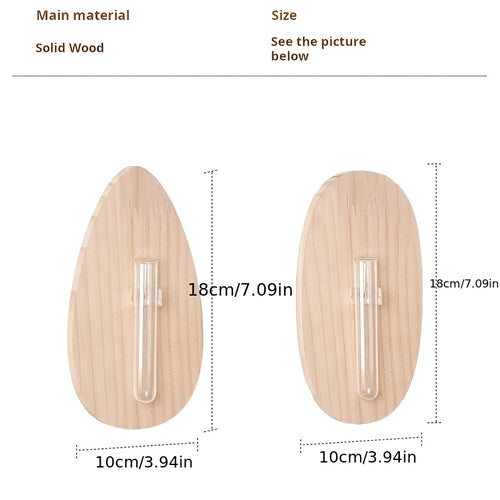 Novas Prateleiras Flutuantes de Madeira, Arte de Decoração para Casa, Decorações de Parede, Vasos de Parede, Pendurais de Parede Hidropónicos Minimalistas