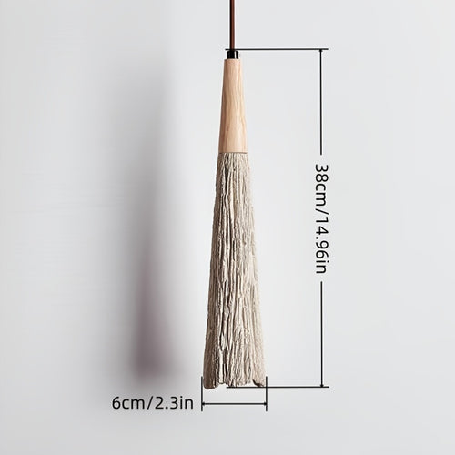 Candeeiro Suspenso de Madeira Maciça com Aspeto de Cimento | Candeeiro de Cabeceira de Quarto em Estilo Zen, Casa de Hóspedes em Estilo Nórdico, Retro Japonês para Bar de Restaurante, Decorações para Vários Tipos de Divisões, Decoração de Casa (Excluindo Lâmpadas e Fontes de Luz)