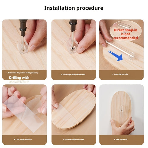 Novas Prateleiras Flutuantes de Madeira, Arte de Decoração para Casa, Decorações de Parede, Vasos de Parede, Pendurais de Parede Hidropónicos Minimalistas